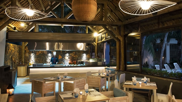 Restaurant, Hotel Blumarine Attitude, Ile Maurice